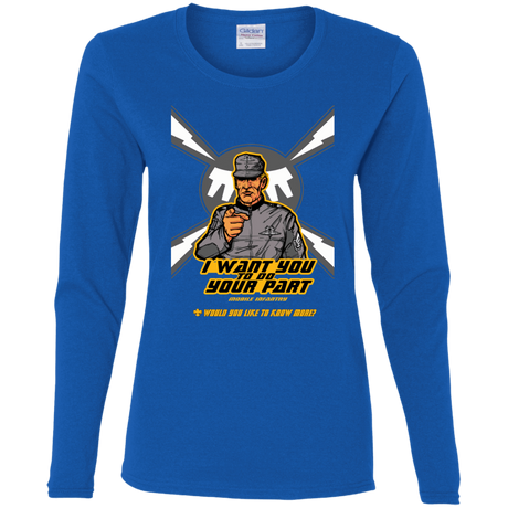 T-Shirts Royal / S Do Your Part Women's Long Sleeve T-Shirt