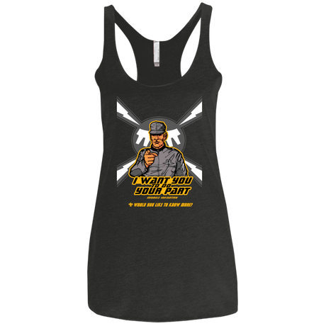 T-Shirts Vintage Black / X-Small Do Your Part Women's Triblend Racerback Tank