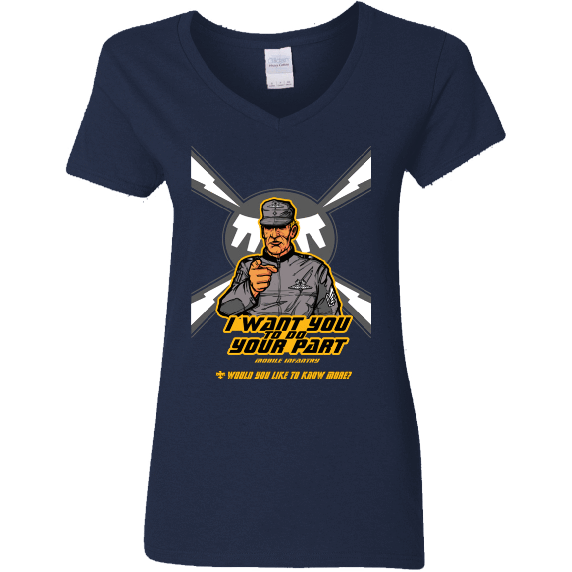 T-Shirts Navy / S Do Your Part Women's V-Neck T-Shirt
