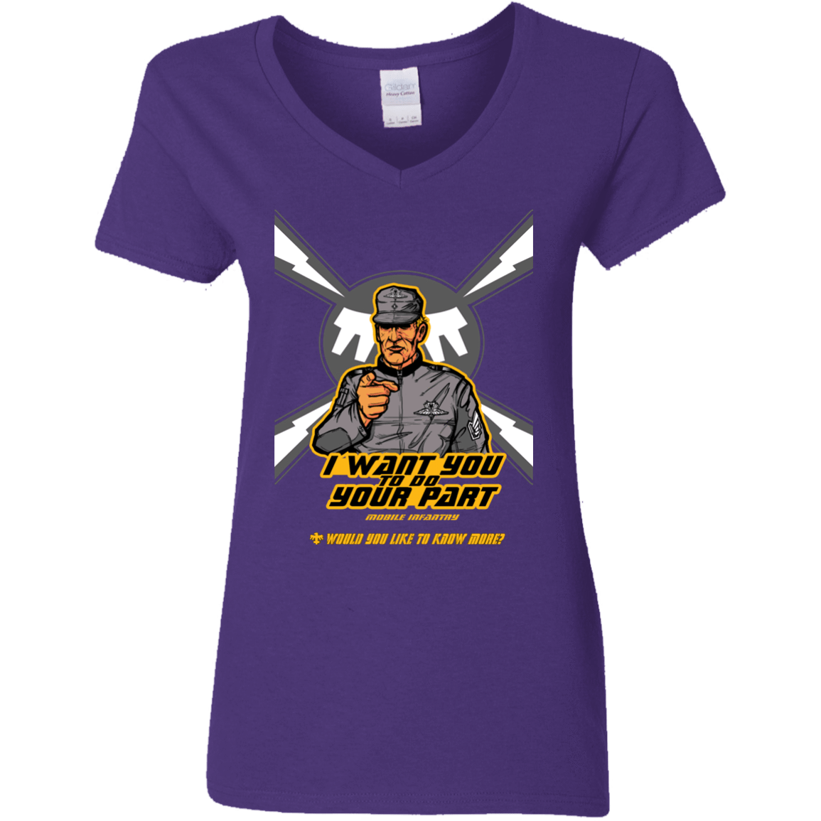 T-Shirts Purple / S Do Your Part Women's V-Neck T-Shirt