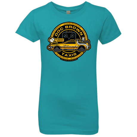 T-Shirts Tahiti Blue / YXS Doc Brown Taxis Girls Premium T-Shirt