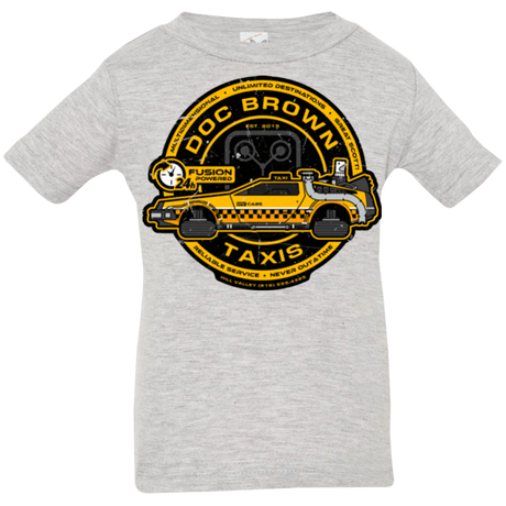 T-Shirts Heather / 6 Months Doc Brown Taxis Infant Premium T-Shirt