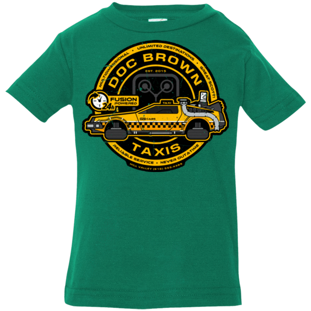 T-Shirts Kelly / 6 Months Doc Brown Taxis Infant Premium T-Shirt