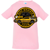 T-Shirts Pink / 6 Months Doc Brown Taxis Infant Premium T-Shirt