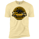 T-Shirts Banana Cream / X-Small Doc Brown Taxis Men's Premium T-Shirt