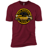T-Shirts Cardinal / X-Small Doc Brown Taxis Men's Premium T-Shirt