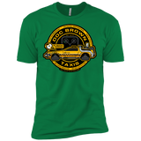 T-Shirts Kelly Green / X-Small Doc Brown Taxis Men's Premium T-Shirt