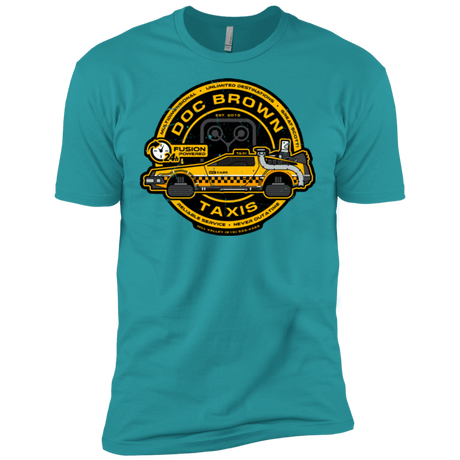 T-Shirts Tahiti Blue / X-Small Doc Brown Taxis Men's Premium T-Shirt