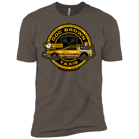 T-Shirts Warm Grey / X-Small Doc Brown Taxis Men's Premium T-Shirt