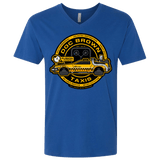 T-Shirts Royal / X-Small Doc Brown Taxis Men's Premium V-Neck