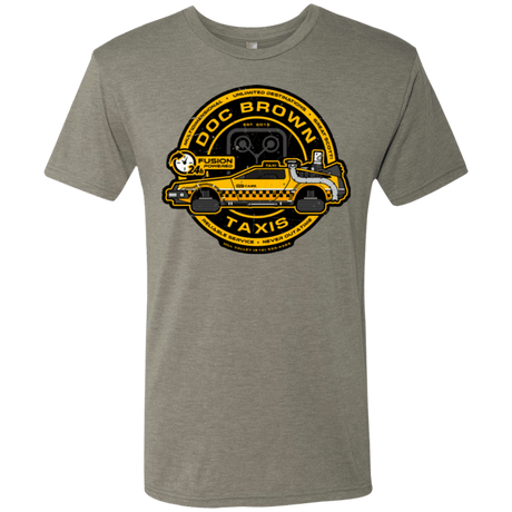 T-Shirts Venetian Grey / Small Doc Brown Taxis Men's Triblend T-Shirt