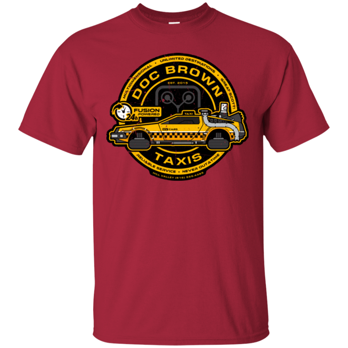 T-Shirts Cardinal / Small Doc Brown Taxis T-Shirt