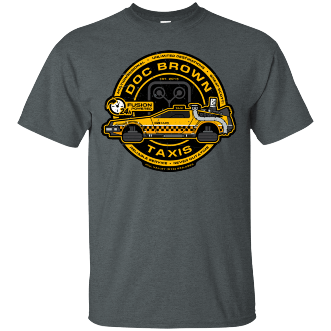 T-Shirts Dark Heather / Small Doc Brown Taxis T-Shirt