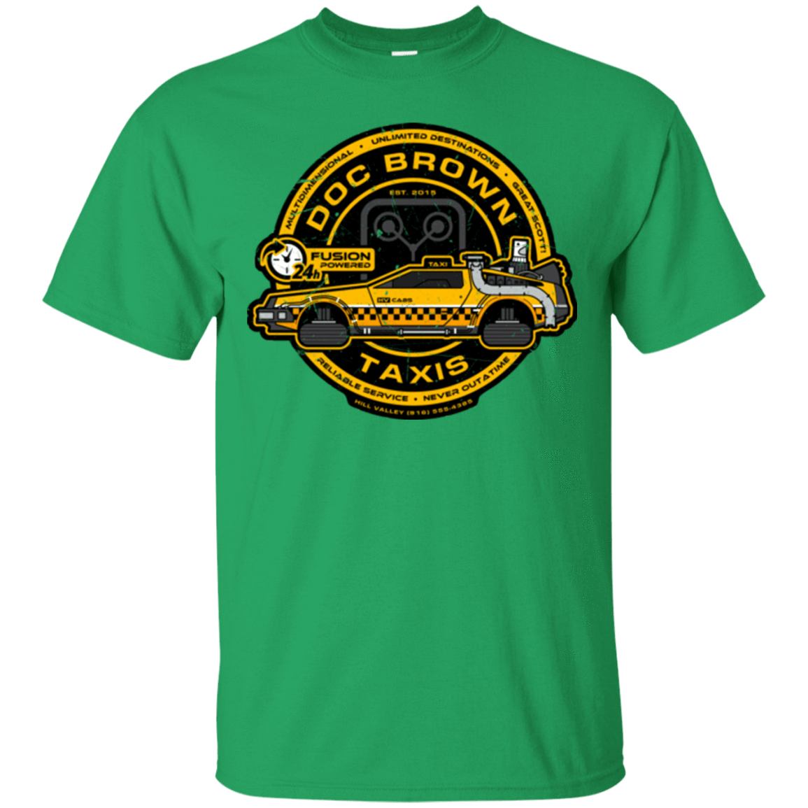 T-Shirts Irish Green / Small Doc Brown Taxis T-Shirt