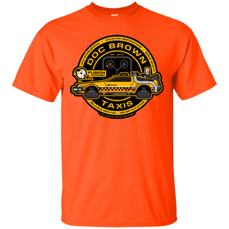 T-Shirts Orange / Small Doc Brown Taxis T-Shirt