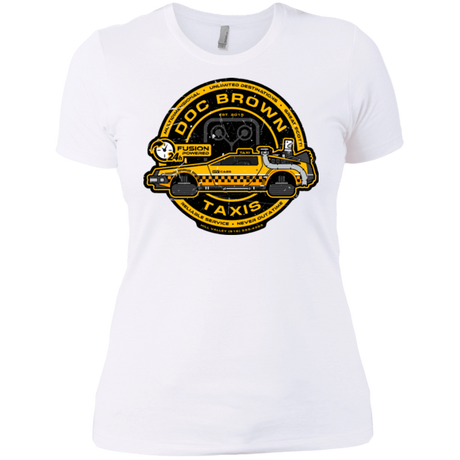 T-Shirts White / X-Small Doc Brown Taxis Women's Premium T-Shirt