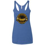 T-Shirts Vintage Royal / X-Small Doc Brown Taxis Women's Triblend Racerback Tank