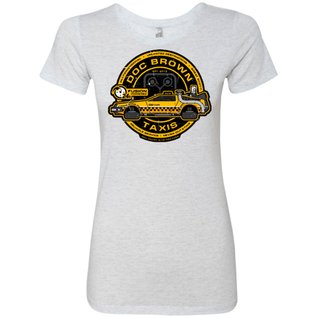 T-Shirts Heather White / Small Doc Brown Taxis Women's Triblend T-Shirt