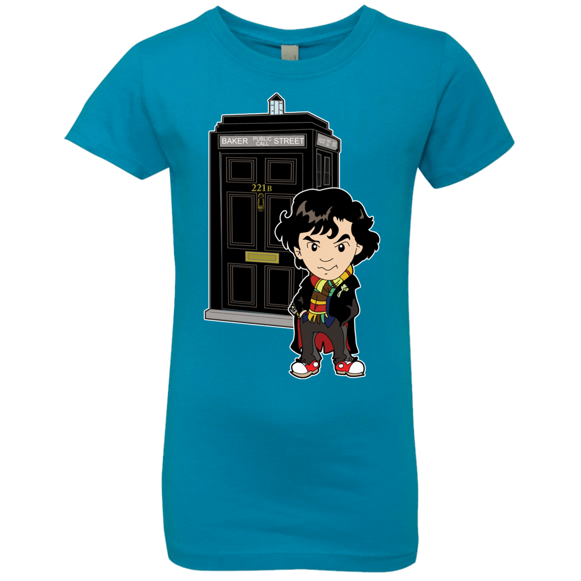 T-Shirts Turquoise / YXS Doclock Girls Premium T-Shirt
