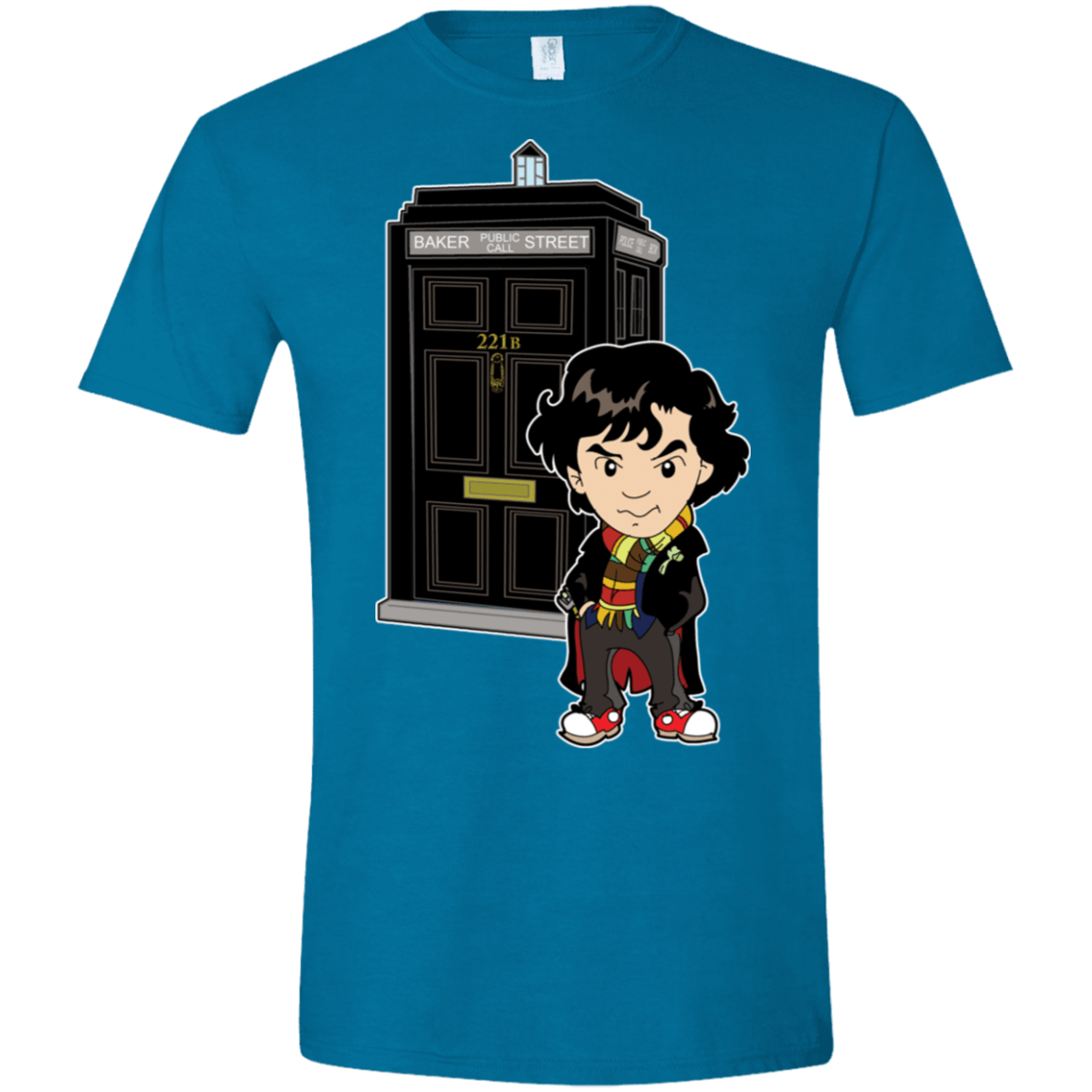 T-Shirts Antique Sapphire / S Doclock Men's Semi-Fitted Softstyle