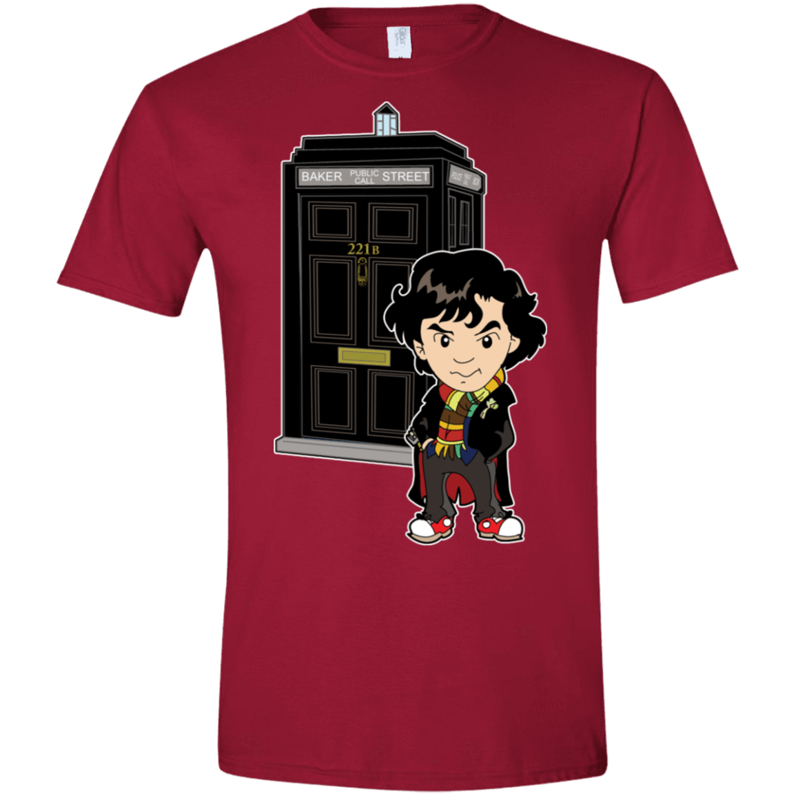 T-Shirts Cardinal Red / S Doclock Men's Semi-Fitted Softstyle