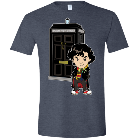 T-Shirts Heather Navy / S Doclock Men's Semi-Fitted Softstyle