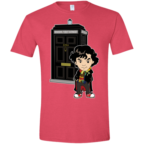 T-Shirts Heather Red / S Doclock Men's Semi-Fitted Softstyle