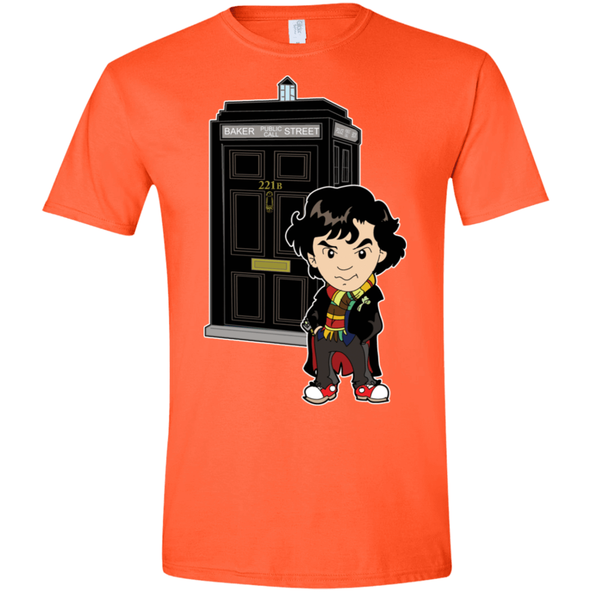 T-Shirts Orange / S Doclock Men's Semi-Fitted Softstyle