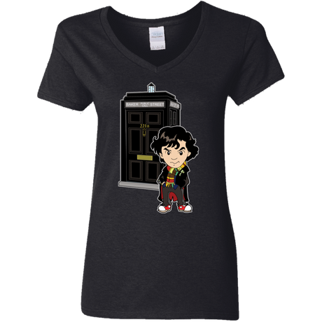 T-Shirts Black / S Doclock Women's V-Neck T-Shirt