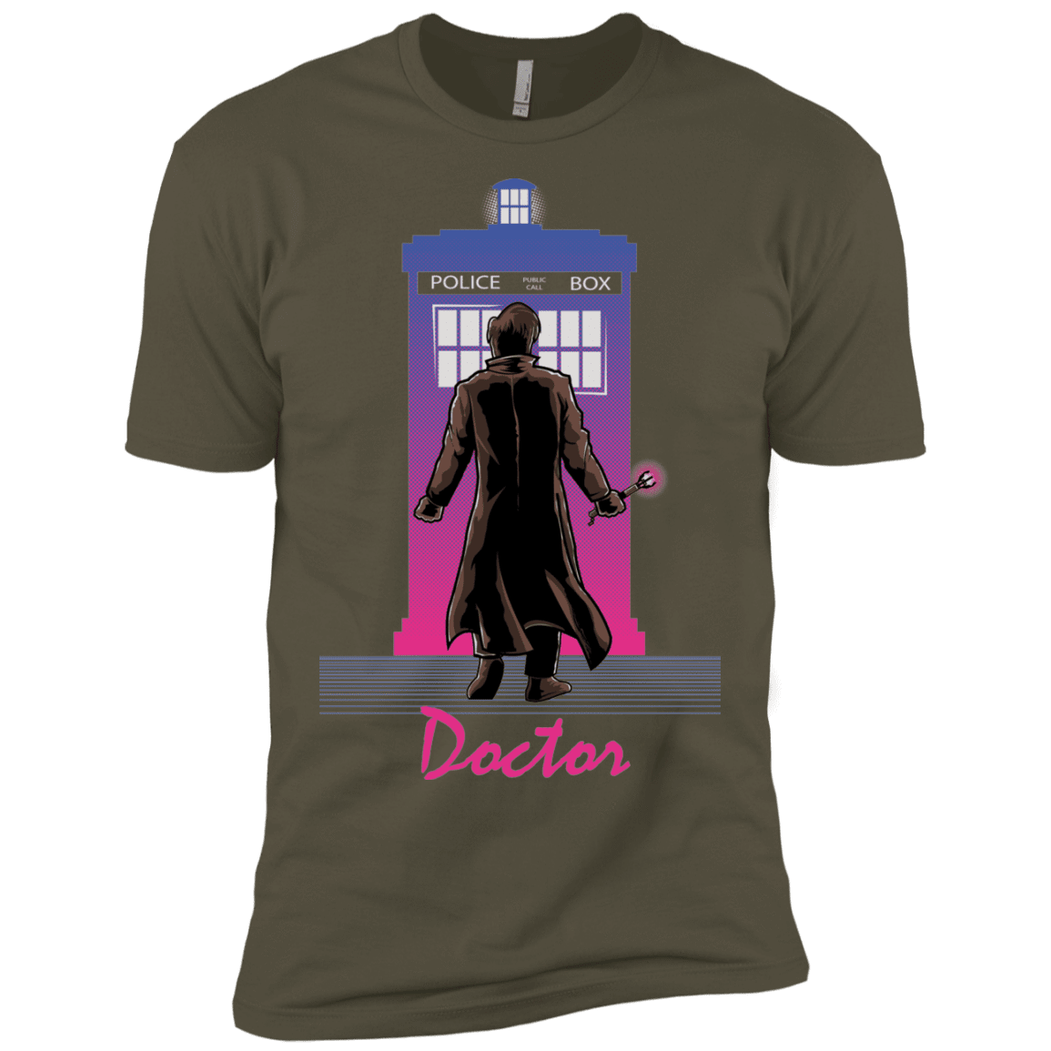 T-Shirts Military Green / X-Small DOCTOR DRIVE Men's Premium T-Shirt