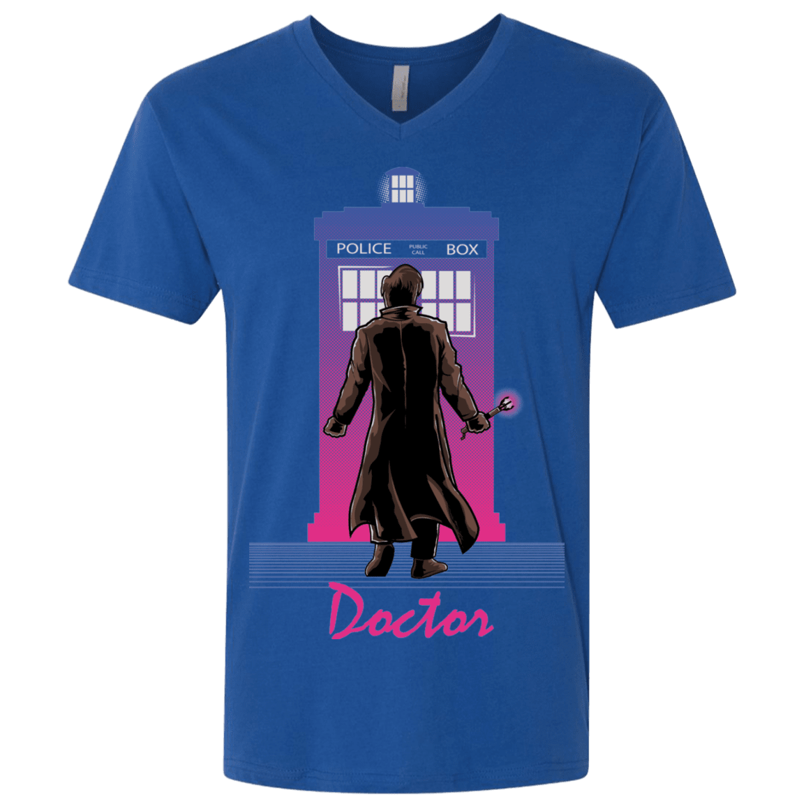 T-Shirts Royal / X-Small DOCTOR DRIVE Men's Premium V-Neck