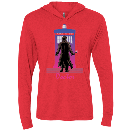 T-Shirts Vintage Red / X-Small DOCTOR DRIVE Triblend Long Sleeve Hoodie Tee