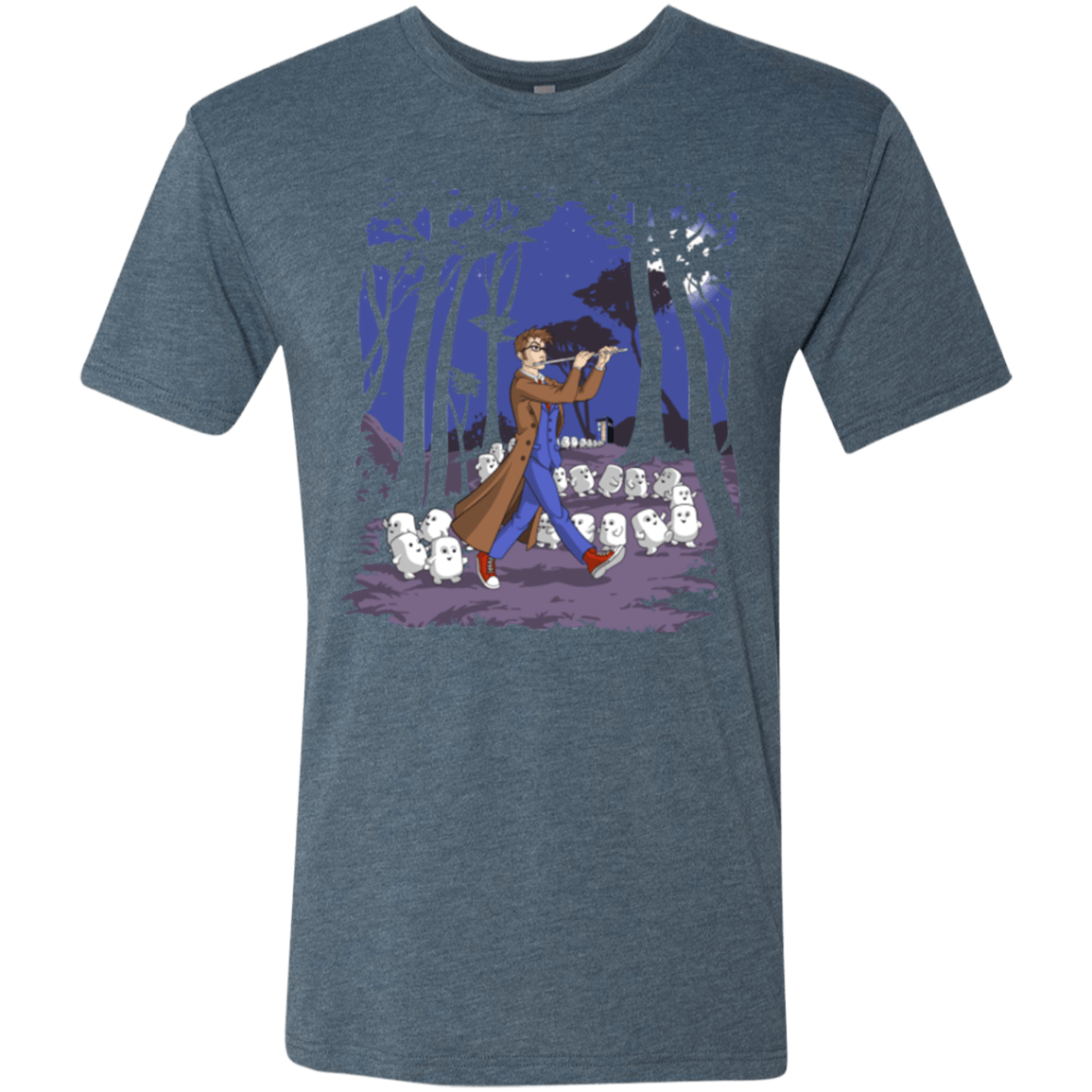 T-Shirts Indigo / Small Doctor Hamelin Men's Triblend T-Shirt