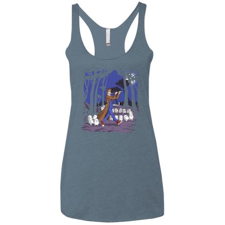 T-Shirts Indigo / X-Small Doctor Hamelin Women's Triblend Racerback Tank