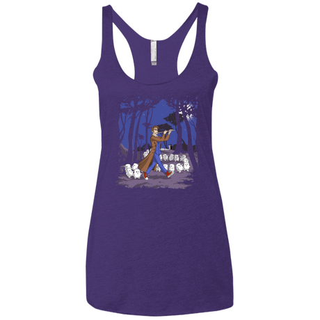 T-Shirts Purple / X-Small Doctor Hamelin Women's Triblend Racerback Tank
