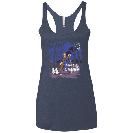T-Shirts Vintage Navy / X-Small Doctor Hamelin Women's Triblend Racerback Tank