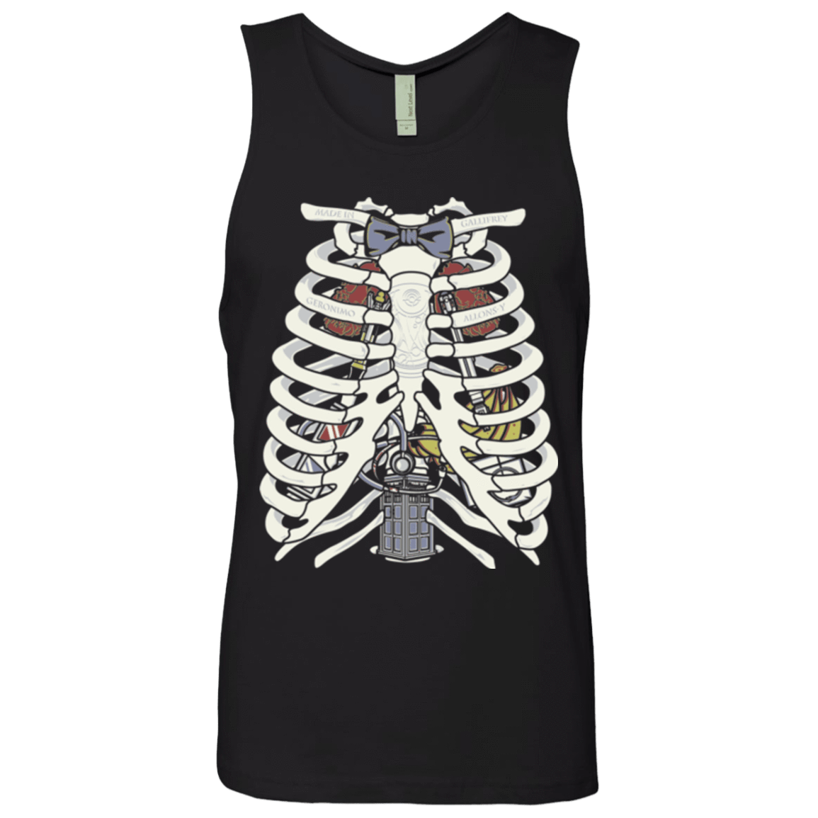 T-Shirts Black / Small Doctor Inside Men's Premium Tank Top