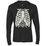 T-Shirts Vintage Black / X-Small Doctor Inside Triblend Long Sleeve Hoodie Tee