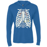 T-Shirts Vintage Royal / X-Small Doctor Inside Triblend Long Sleeve Hoodie Tee