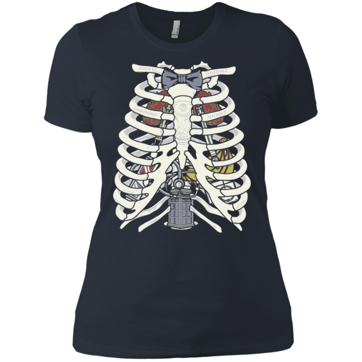 T-Shirts Indigo / X-Small Doctor Inside Women's Premium T-Shirt