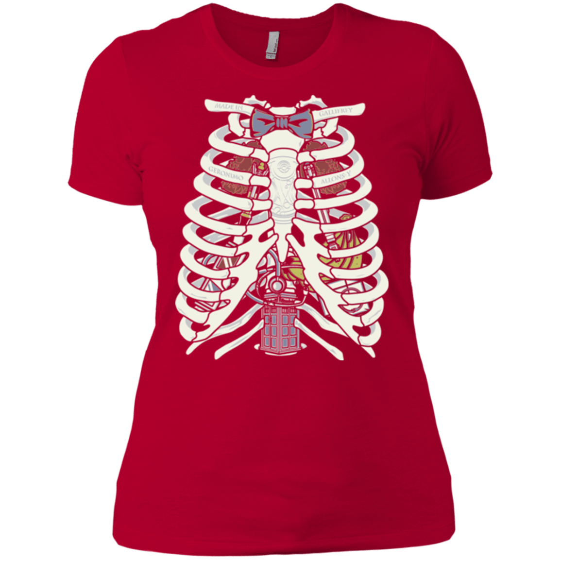 T-Shirts Red / X-Small Doctor Inside Women's Premium T-Shirt