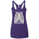 T-Shirts Purple / X-Small Doctor Inside Women's Triblend Racerback Tank