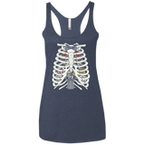 T-Shirts Vintage Navy / X-Small Doctor Inside Women's Triblend Racerback Tank