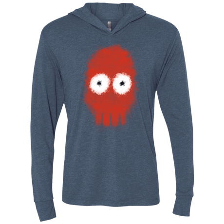 T-Shirts Indigo / X-Small Doctor Lobster Triblend Long Sleeve Hoodie Tee