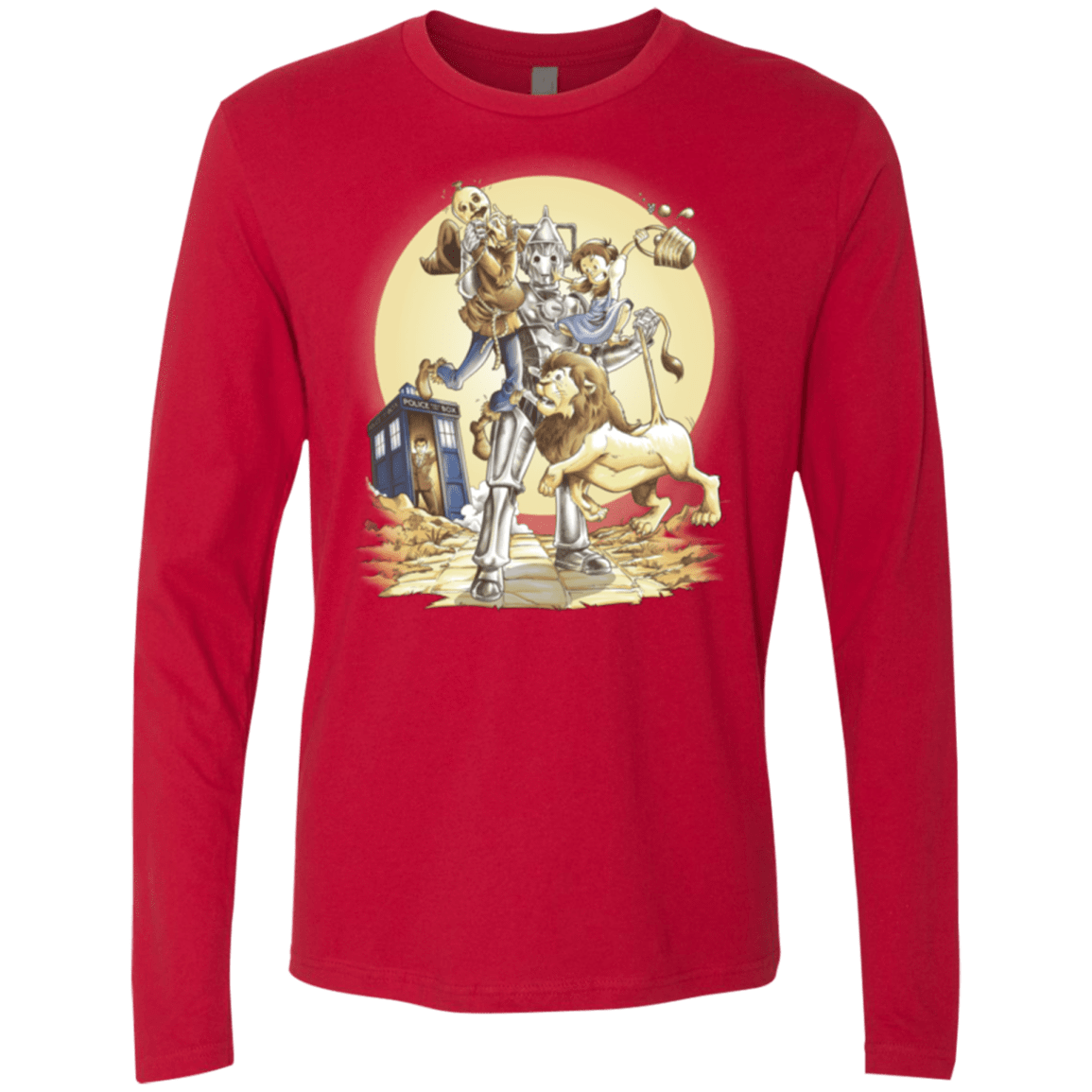 T-Shirts Red / Small Doctor Oz Men's Premium Long Sleeve