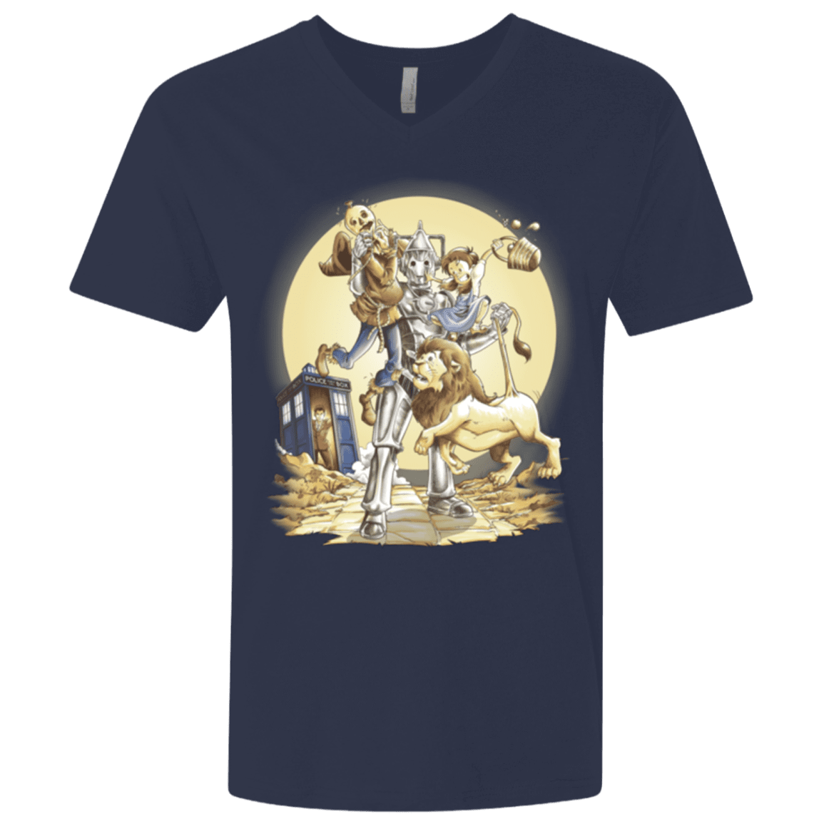 T-Shirts Midnight Navy / X-Small Doctor Oz Men's Premium V-Neck