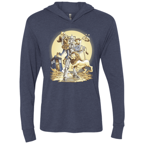 T-Shirts Vintage Navy / X-Small Doctor Oz Triblend Long Sleeve Hoodie Tee