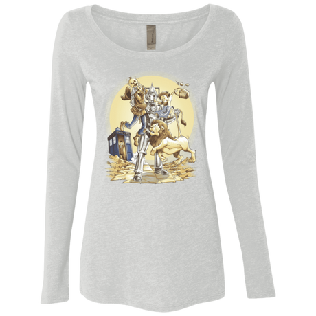 T-Shirts Heather White / Small Doctor Oz Women's Triblend Long Sleeve Shirt