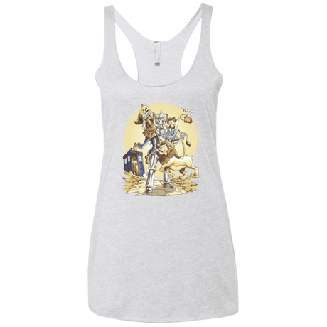 T-Shirts Heather White / X-Small Doctor Oz Women's Triblend Racerback Tank