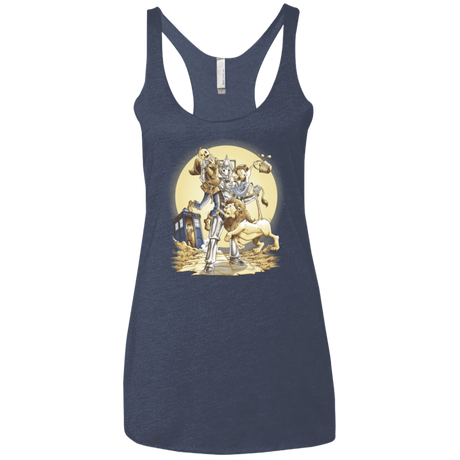 T-Shirts Vintage Navy / X-Small Doctor Oz Women's Triblend Racerback Tank